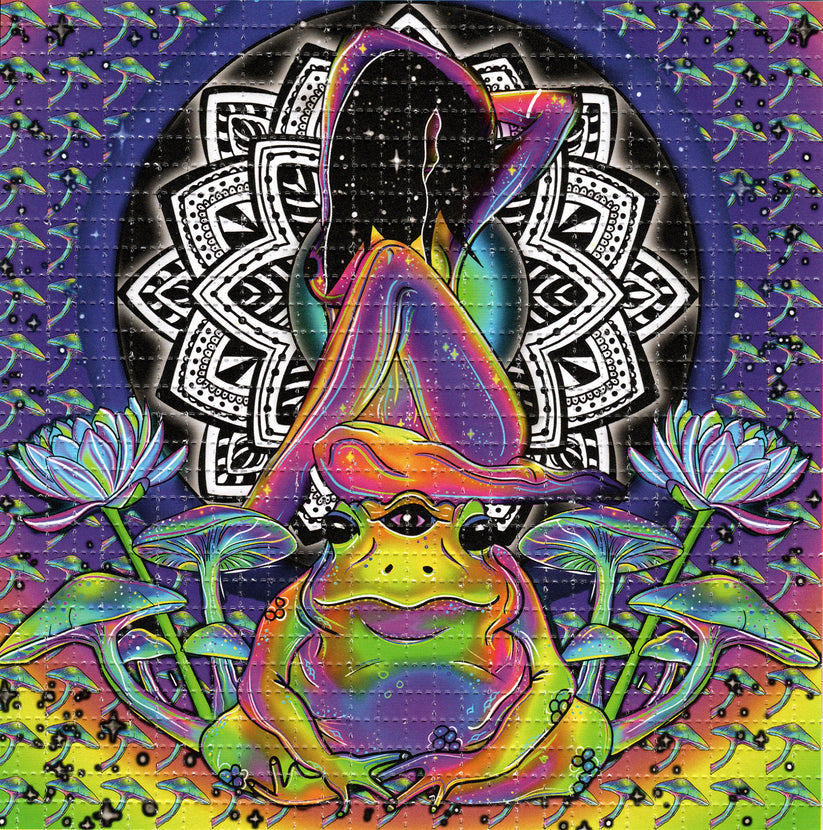 Toad Trip by Tripsy Lou SIGNED Limited Edition LSD blotter art print